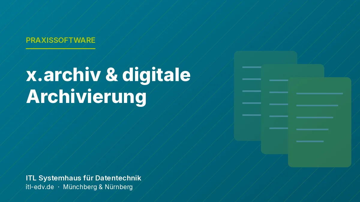 Beitragsbild: x.archiv und eForms: Neuaufnahme ohne einen Zettel Papier